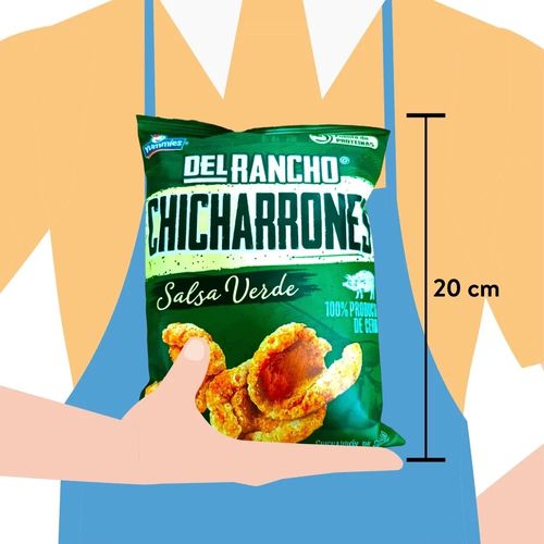Chicharron Del Rancho Salsa Verde - 100 g