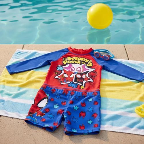 2pc Traje De Bano Uv Spiderman t 1 3x