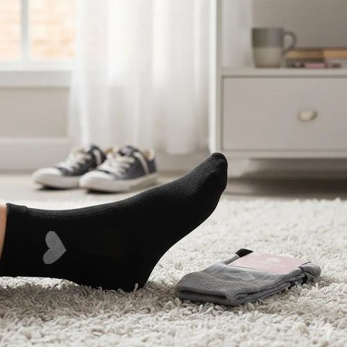 Ladies 2 Pairs Pack Casual Ankle Sock