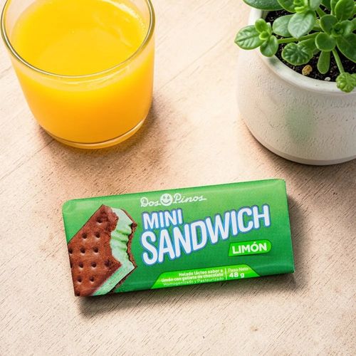 Helado Mini Sandwich Ment Dp 48g x 8unea