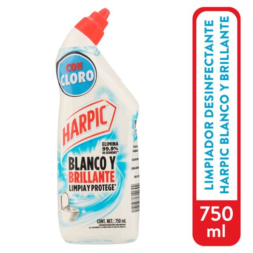 Limpiador De Sanitarios Harpic White & Shine -750ml