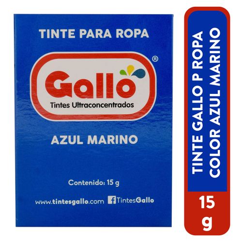 Tinte Gallo para ropa azul marino - 15 g