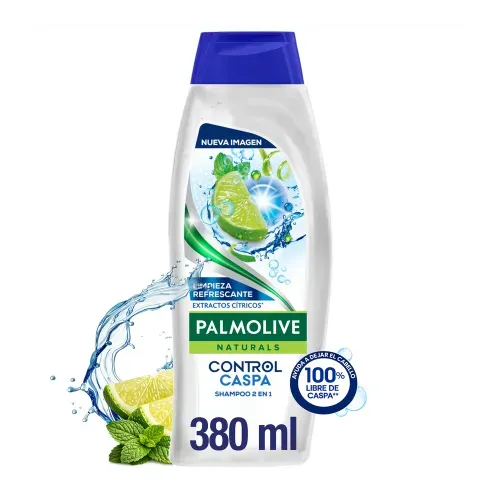 Shampoo Palmolive Naturals Control Caspa Extractos Citricos - 380 ml