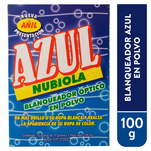 Blanqueador Nubiola azul en polvo nueva presentación - 100 g