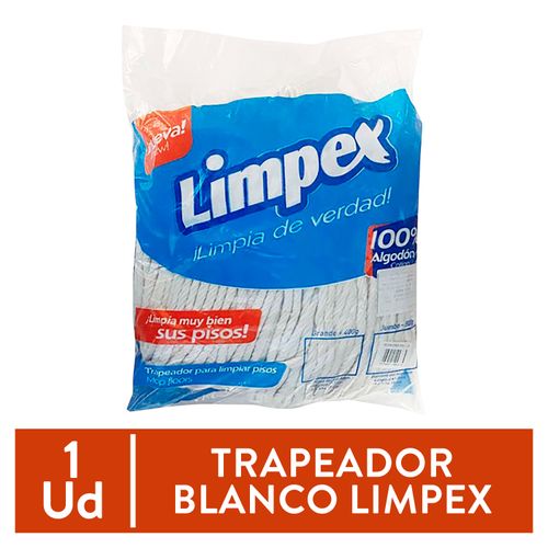 Mecha Para Piso Limpex Blanca #50