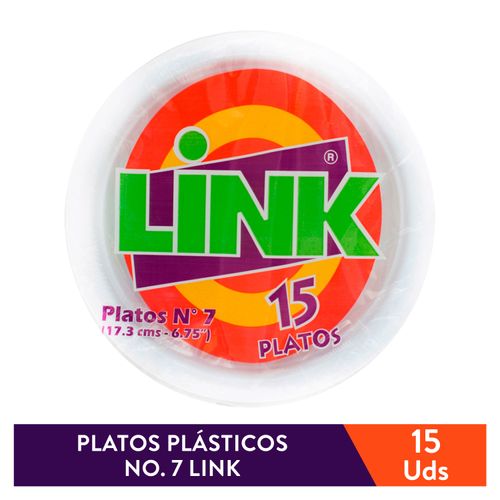 Plato Link Desechable No 7