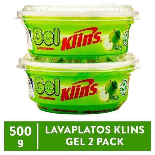 Lavaplatos Klins gel 2 pack - 500 g