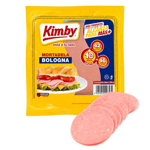 Mortadela Bologna Kimby 550 g Unidad