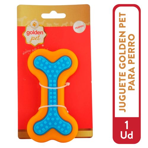Juguet  Golden Pet Prro Bola Col Goma 1U