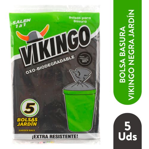 Bolsa Vikingo para jardín negra - 5 Uds