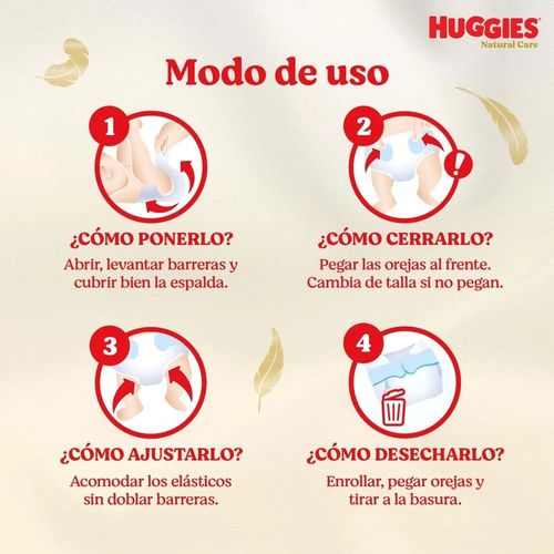 Panal Huggies Nat Care Mega Xg 28 Un