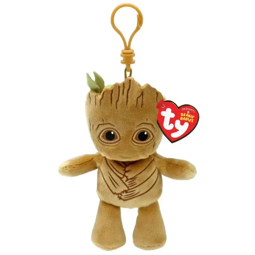 Peluche Ty Marvel Groot Clip