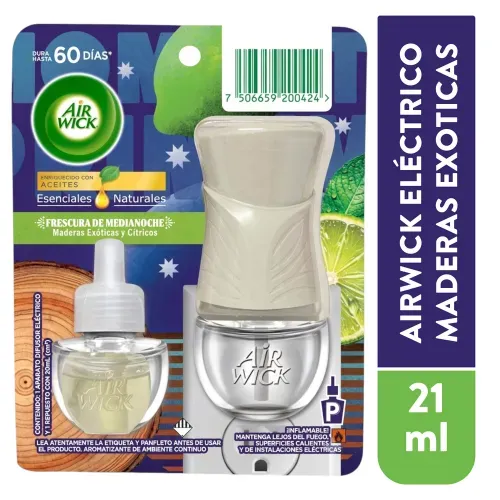 Airwick Apto Elec Comp Maderas Exot 21ml