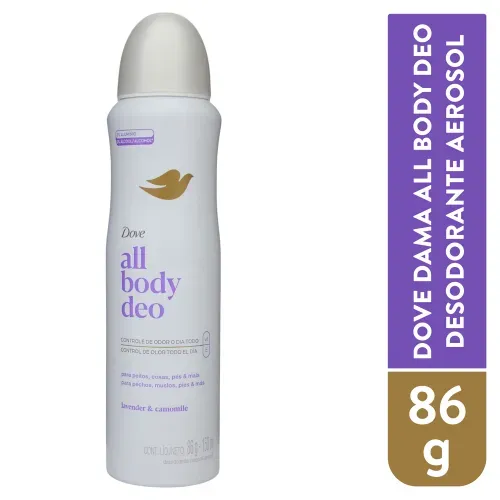 Desodorante Dove dama Lavender en aerosol - 150 ml