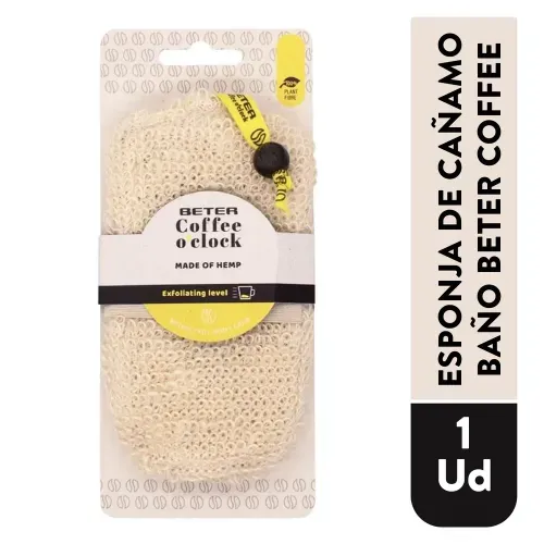 Esponja De Canamo Bano Beter Coffee o Cl