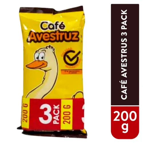 Cafe Avestruz 3pack 200g