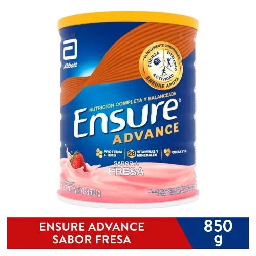 Complemento Ensure Advance Fresa 850g