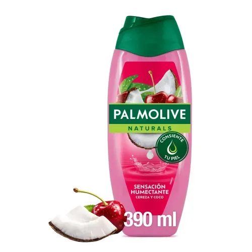 Gel de Baño Palmolive Naturals Suavidad Natural Coco & Cherry - 390 ml