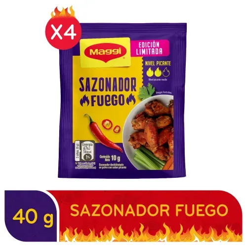 Sazonador Maggi Fuego Picante - 40 g