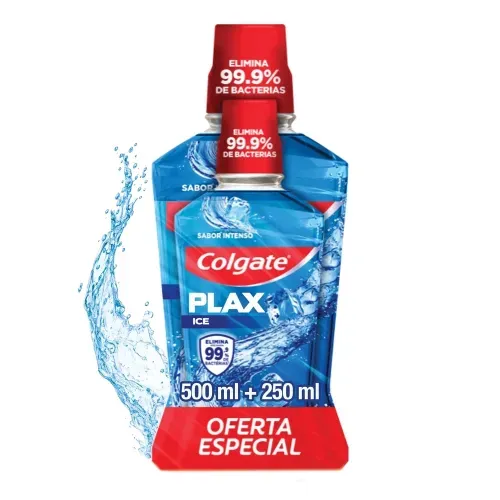 Enjuague Bucal Colgate Plax Ice 2 Pack - 750 ml