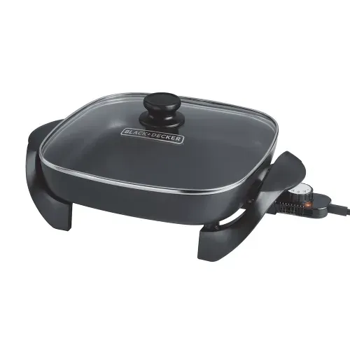 Sartén Eléctrico Black + Decker, con Regulador de Temperatura