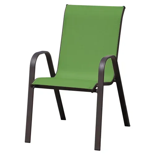 Silla apilable Mainstays verde