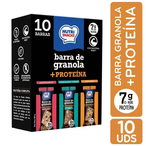 Barras Granola Nutris Surt Cj 10u 350 g