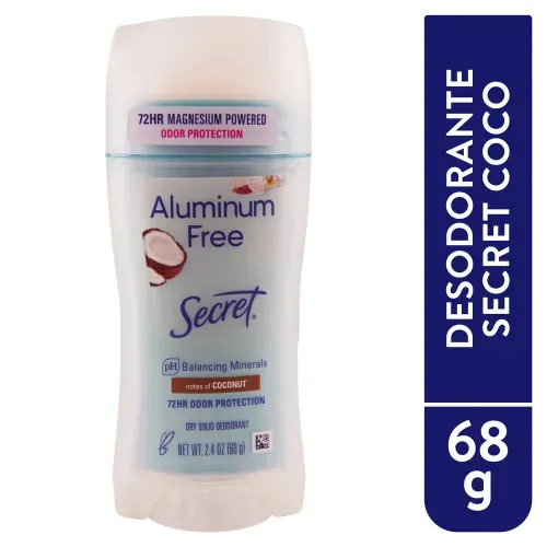 Secret Al Free Deo Coconut 68 g