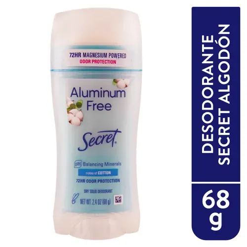 Secret Al Free Deo Cotton 68 g