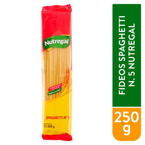 Fideo Spaghetti 5 Nutregal 250g