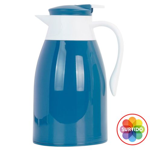 Jarra Termica Plastica Con Interior Vidr