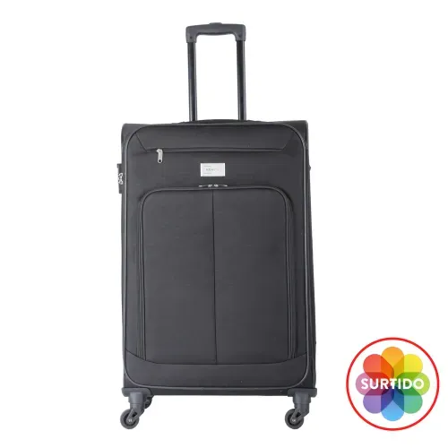 Set de Maletas Mainstays con rodos color negro – 3 Pzas