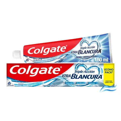 Pasta Dental Colgate Triple Acción Xtra Blancura -160 ml