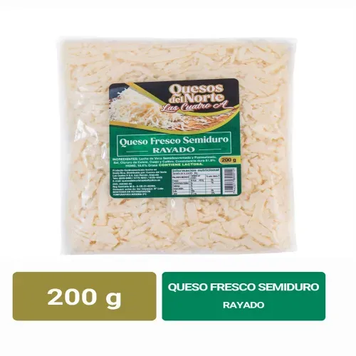 Queso rallado semiduro Quesos del Norte - 200 g