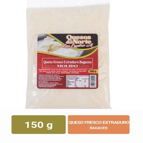 Queso molido tipo bagaces Quesos del Norte - 150 g