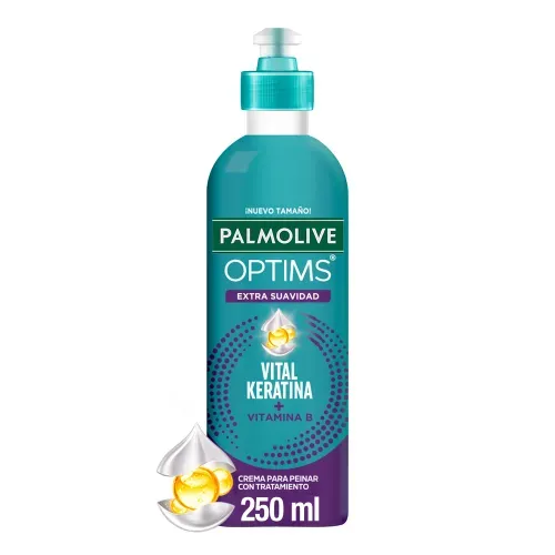 Crema Para Peinar Palmolive Optims extra suavidad con Vitamina B - 250 ml