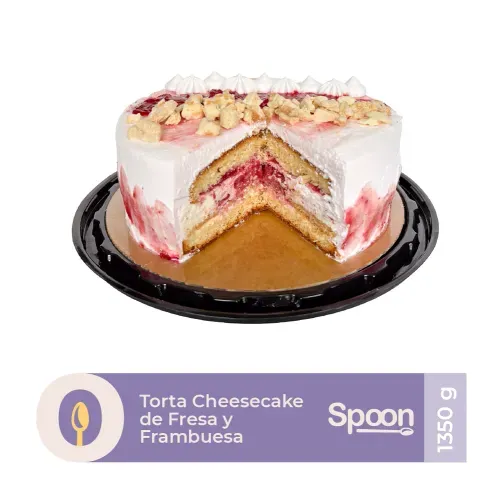 Torta Spoon Cheesecake fresaframbuesa - 1450 g