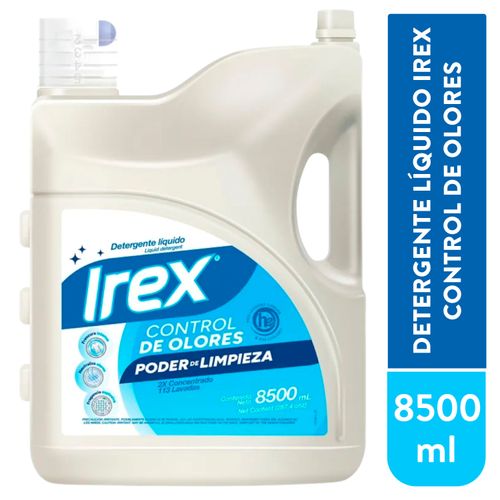 Detergente líquido  Irex concentrado control de olor - 8500 ml