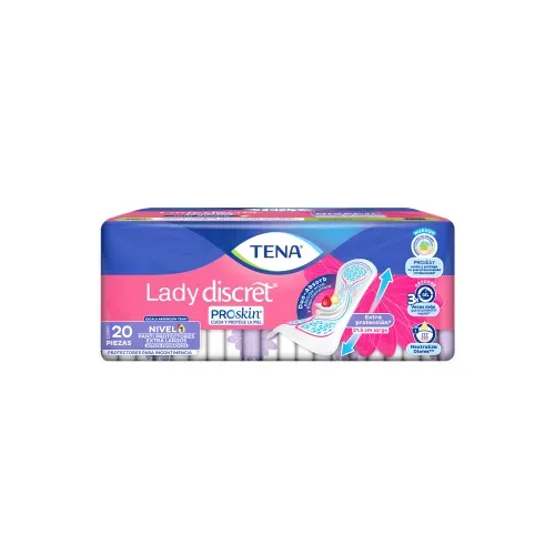 Protectores para incontinencia TENA Lady Discret Extra Largos para Goteos Esporádicos - 20 piezas