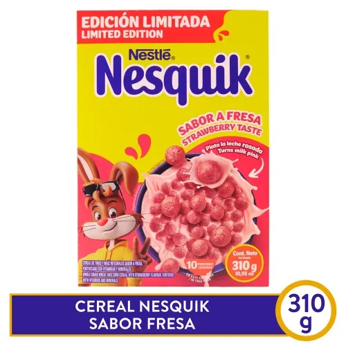 Cereal Nesquik Cereal Fresa Caja 310 g