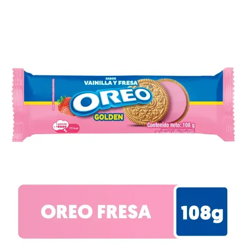 Galleta Oreo Tub Fresa 108g
