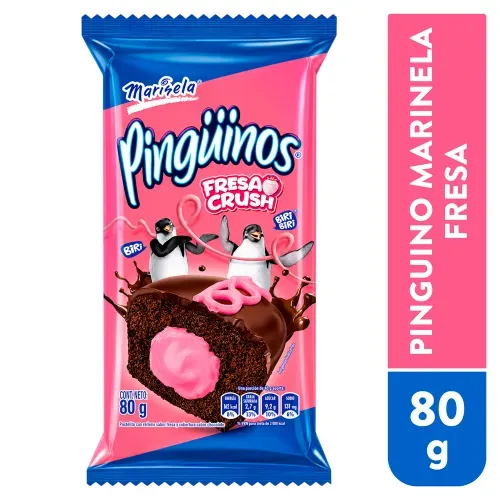 Pinguino Fresa 80 Unidad