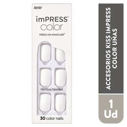 Uñas Kiss Postizas Impress Color Frostg