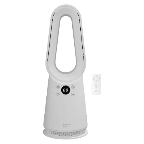 Ventilador Mainstays mini con luz LED táctil