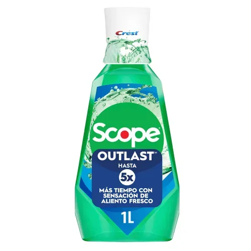 Enjuague Bucal Crest Scope Outlast - 1 L