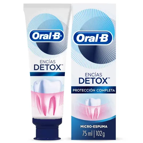 Pasta Dental Oral-B Encías Detox Protección Completa - 75 ml