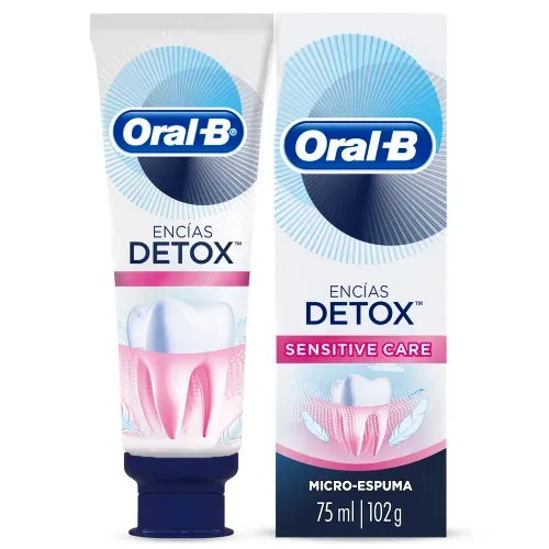 Pasta Dental Oral-B Encías Detox Sensitive Care - 75 ml