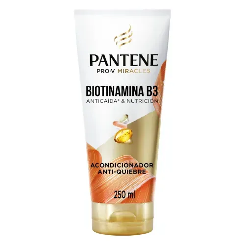 Acondicionador Pantene Biotinamina B3 Antiquiebre Cabello Frágil Quebradizo - 250 ml