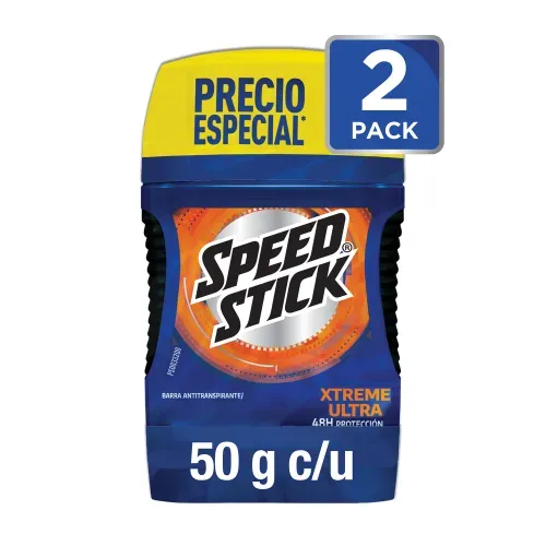 Antitranspirante Speed Stick 24/7 Xtreme Ultra Barra 2 Pack - 50 g