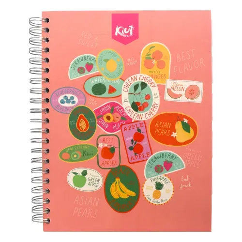 Cuaderno Norma Kiut espiral con tapa dura - 160 Uds